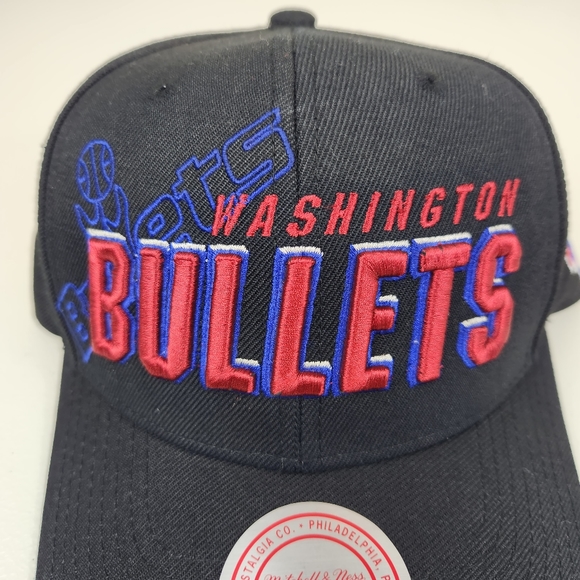 Washington Bullets NBA Draft 1996 Shadow Mitchell & Ness Hat Snapback Cap - Picture 6 of 9